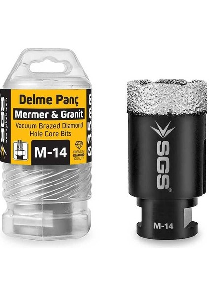Mermer & Granit Delme Panç M14 - 35 mm