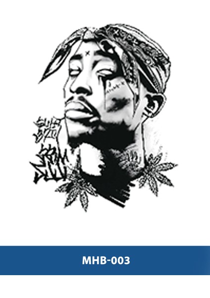 Gerçekci Yarım Kol Kaplama Geçici Dövme Sticker Tattoo