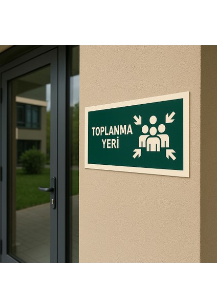 Fosforlu Fotolümen Toplanma Yeri Levhası Bant Hediyeli modelleri