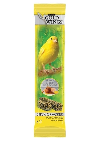 Gold Wings Ballı-Yumurtalı Kanarya Krakeri 2li