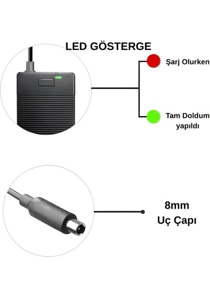 42V 2A Xiaomi, Scooter Şarj Aleti Adaptörü M365/M365PRO/PRO2/NINEBOT/OKAI Uyumlu Adaptör