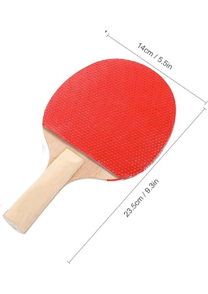 Ping Pong Masa Tenisi Seti Tenis Raketi Seti 2 Raket + 3 Ping Pong Topu Spor Aksesuarları