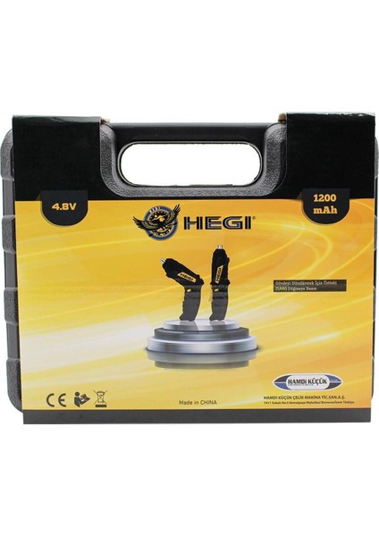 4 Volt Tek Akü 47 Parça Akülü Tornavida Seti Hegi Darbesiz 3.5 - 3.9 Ah 2 Yıl 4 Volt Li-Ion Akülü V