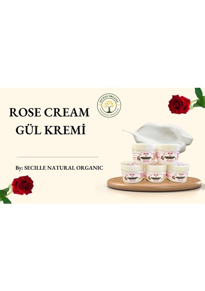 Gül Yüz&vücut&el Kremi Gülden Gelen Güzellik Rose Face&body&hand Cream Beauty From The Rose