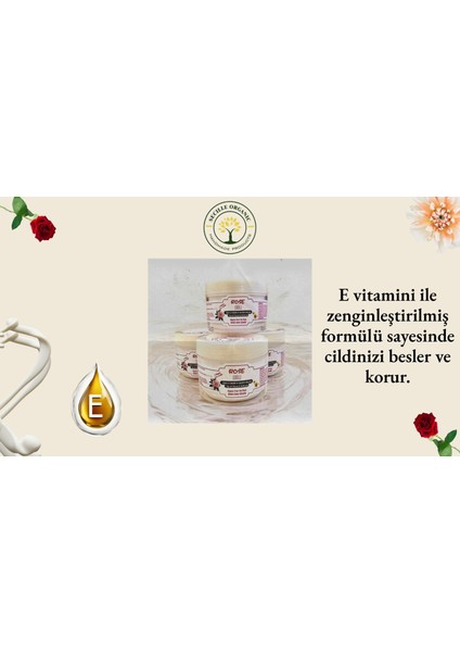 Gül Yüz&vücut&el Kremi Gülden Gelen Güzellik Rose Face&body&hand Cream Beauty From The Rose