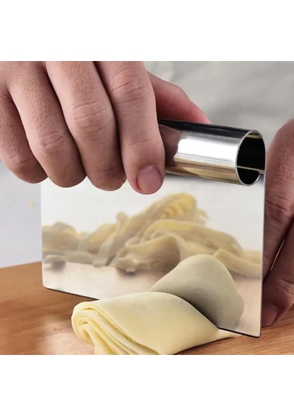 Pasta Spatulası - Profesyonel Hamur Sıyırıcı - Ölçü Cetvelli Pasta Hamur Spatulası 721743 indirimleri