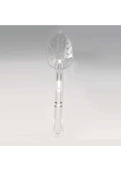 Servis Kaşığı, Delikli, Polikarbon, 31 Cm, Şeffaf