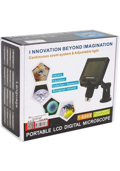 PM-18798 4.3'' LCD Ekranlı 3.6 Mp Taşınabilir Hd Dijital Mikroskop