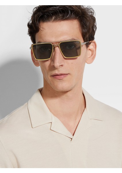 (EZ0257-17A) 56 | Unisex Gri Güneş Gözlüğü modelleri
