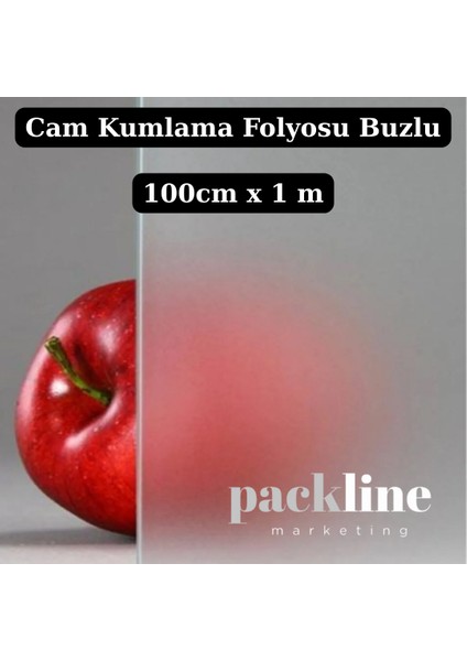 Packline Marketing Cam Kumlama Folyosu Buzlu Cam Filmi Ofis, Ev, Duşakabin, Cam Balkon 100CMX1M