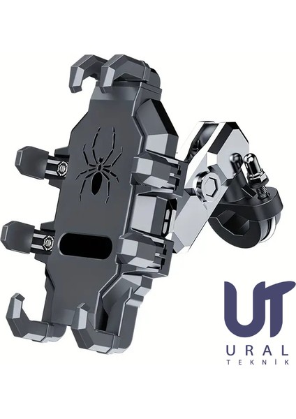 Tarantula Titreşim Sönümleyici Sağlam Motosiklet Bisiklet Scooter Cep Telefon Tutucu