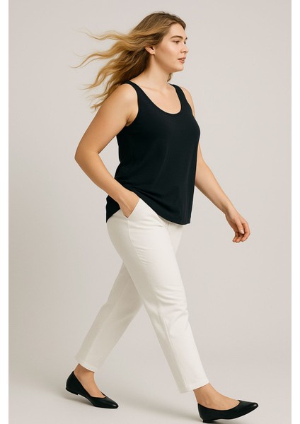 A Kesim Büyük Beden Pamuklu Kalın Askılı Atlet Tişört modelleri