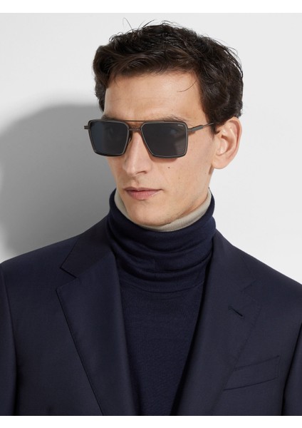 (EZ0257-37V) 56 | Unisex Lacivert Güneş Gözlüğü modelleri