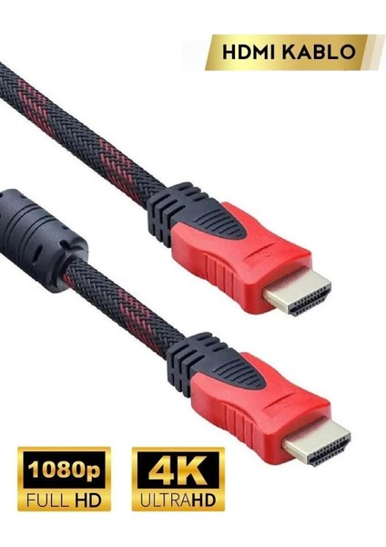 Ygs Hdmı Kablo Full Hd 1080P Örgülü Hdmı Kablo 10 Metre fiyatları