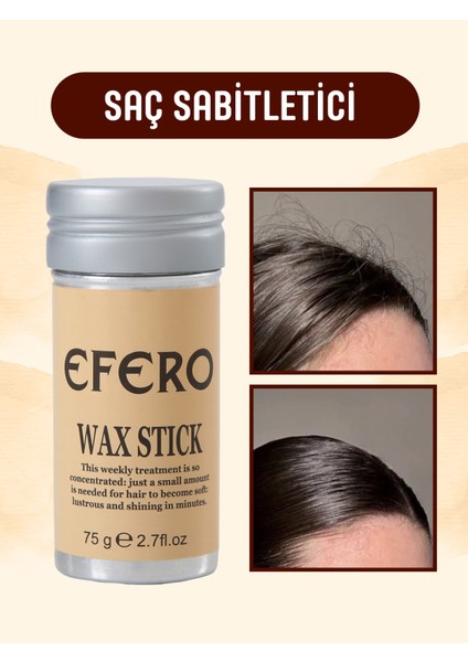 Hair Wax Stick 75 gr - Saç Sabitleyici Şekillendirici Stick Wax
