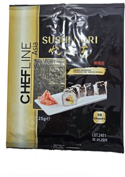 Sushi Nori Deniz Yosunu Gold 10 Yaprak 25gr