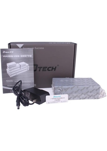 250MHZ 1to4 VGA Splitter Dağıtıcı Monitör Çoklayıcı