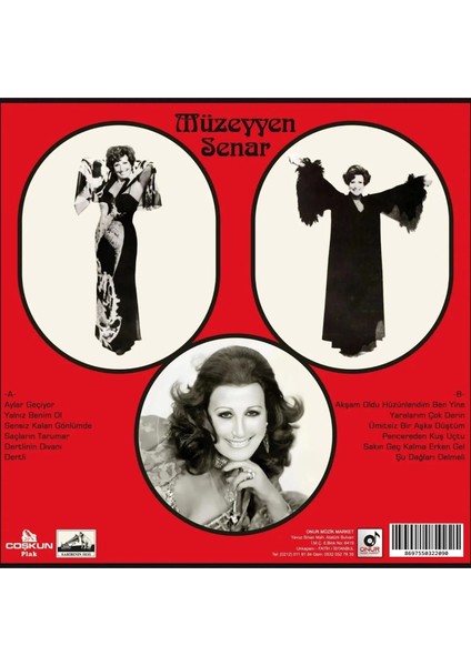 Müzeyyen Senar – Akşam Oldu Hüzünlendim Ben Yine (Plak)