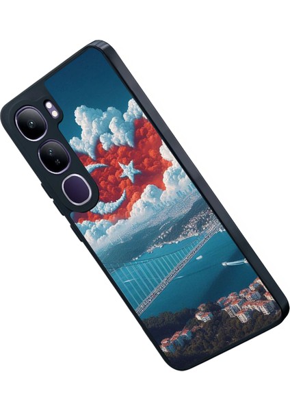 Vivo V40 Lite Uyumlu Mat Siyah Kılıf – Yumuşak Silikon, Koruyucu, Şok Emici Kapak