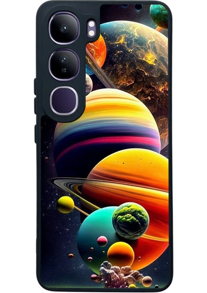 Vivo V40 Lite Uyumlu Mat Siyah Kılıf – Yumuşak Silikon, Koruyucu, Şok Emici Kapak