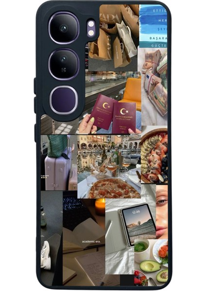 Vivo V40 Lite Uyumlu Mat Siyah Kılıf – Yumuşak Silikon, Koruyucu, Şok Emici Kapak