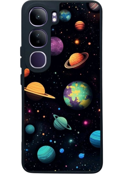 Vivo V40 Lite Uyumlu Mat Siyah Kılıf – Yumuşak Silikon, Koruyucu, Şok Emici Kapak