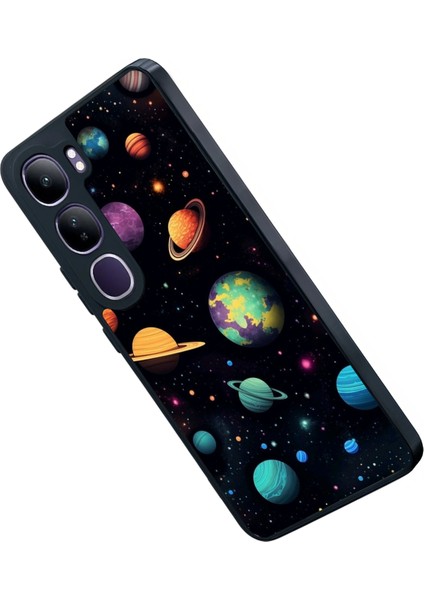 Vivo V40 Lite Uyumlu Mat Siyah Kılıf – Yumuşak Silikon, Koruyucu, Şok Emici Kapak