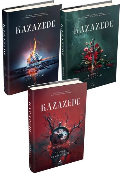 Şevval Demirdöğer Kazazede Seti 3 Kitap Ciltli