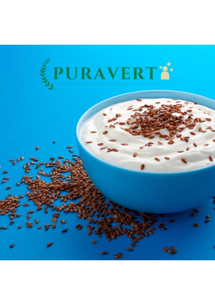 Keten Tohumu 250 gr - Puravert Kinoa 250 gr - Puravert Siyez Unu 500 gr 3'ü Bir Arada