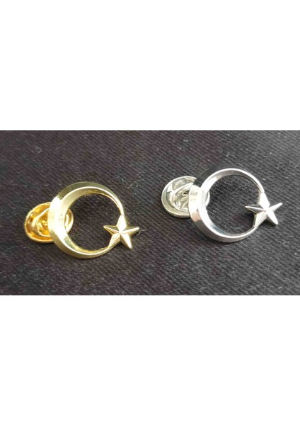 17,3X20,8MM Ay Yıldız Rozet