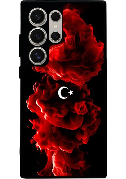 Samsung Galaxy S24 Ultra Uyumlu Mat Siyah Kılıf – Yumuşak Silikon, Koruyucu, Şok Emici Kapak