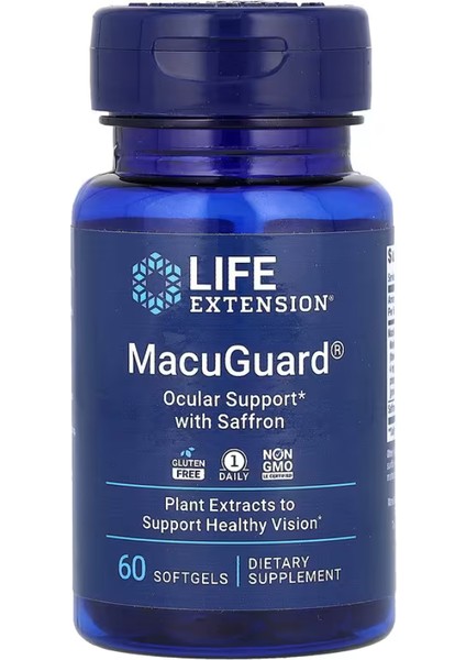 Macuguard, Ocular Support With Saffron, 60 Softgels