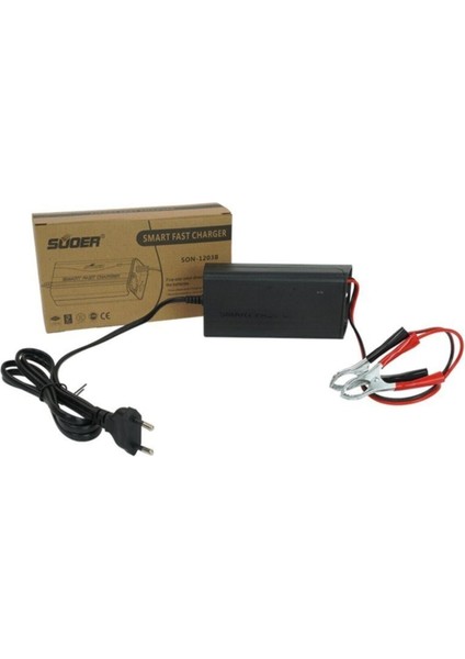 Suoer 14.5 Volt 3 Amper Akü Şarj Cihazı