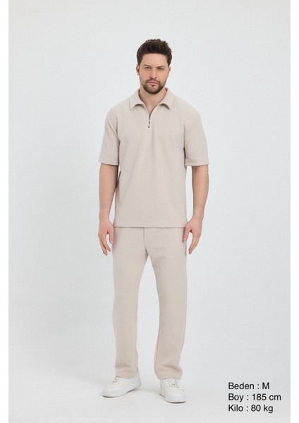 T-Shirt Pantalon Baggy Ikili Takım