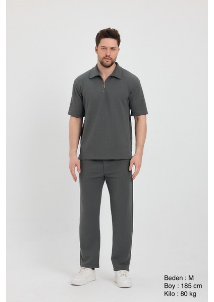 T-Shirt Pantalon Baggy Ikili Takım