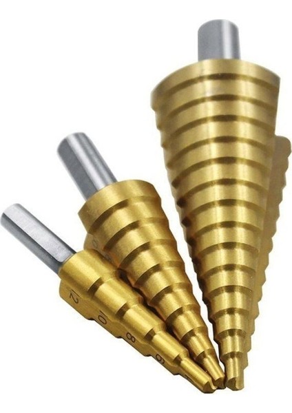 Yüksek Kalite Kademeli Matkap Ucu Seti 3 Parça Okan Hırdavat modelleri