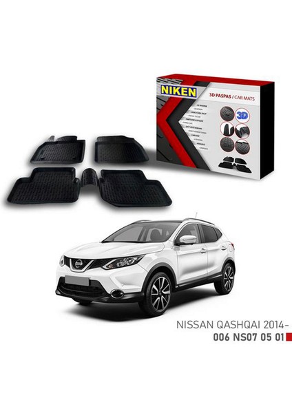 3D Paspas Nissan Qashqai 2014- Glstd