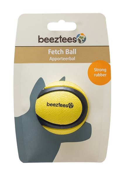 Köpek Oyuncağı, Yüzen, Tenis Topu, Kauçuk, Siyah/sarı, 6,3cm Gnzrz