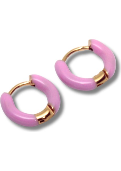 Pembe Halka Küpe