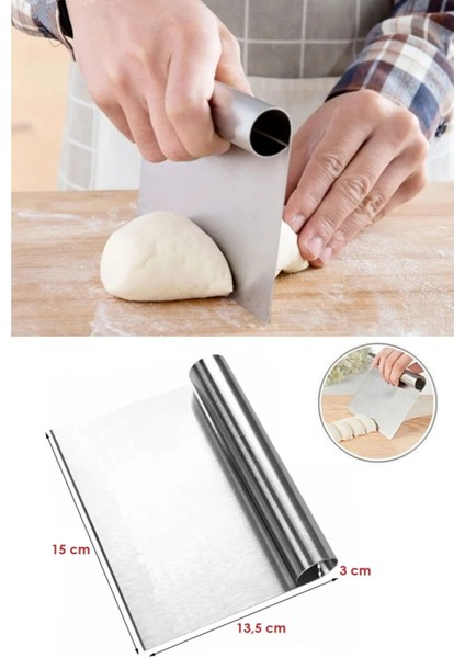 2li Set Hamur Şekillendirici Eğik Pasta Spatulası +Metal Hamur Kesici Kazıyıcı Spatula fiyatları