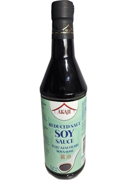 Tuzu Azaltılmış Soya Sosu Akaji 750ML Reduced Salt Soy Sauce