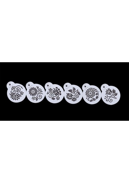 Pasta Süsleme Şablonu 6 Lı 7.5 cm