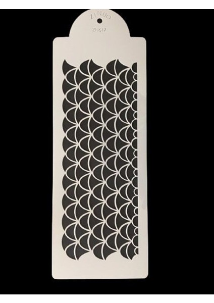 Pasta Süsleme Şablonu 26X10 cm