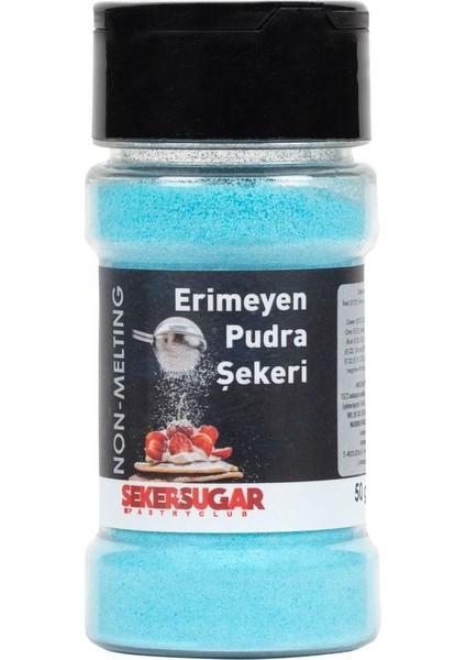 Erimeyen Pudra Şekeri 50 gr - Mavi