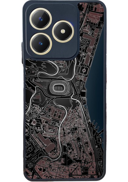 Realme C63 Mat Uyumlu Siyah Kılıf – Yumuşak Silikon, Koruyucu, Şok Emici Kapak