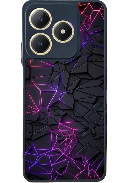 Realme C61 Mat Uyumlu Siyah Kılıf – Yumuşak Silikon, Koruyucu, Şok Emici Kapak