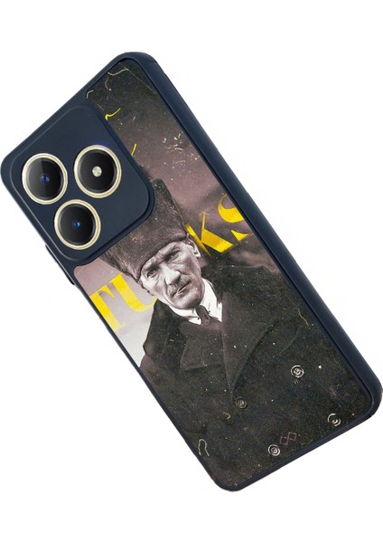 Realme C63 Mat Uyumlu Siyah Kılıf – Yumuşak Silikon, Koruyucu, Şok Emici Kapak