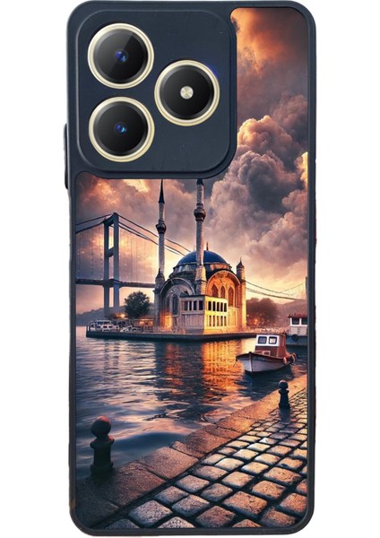 Realme C61 Mat Uyumlu Siyah Kılıf – Yumuşak Silikon, Koruyucu, Şok Emici Kapak