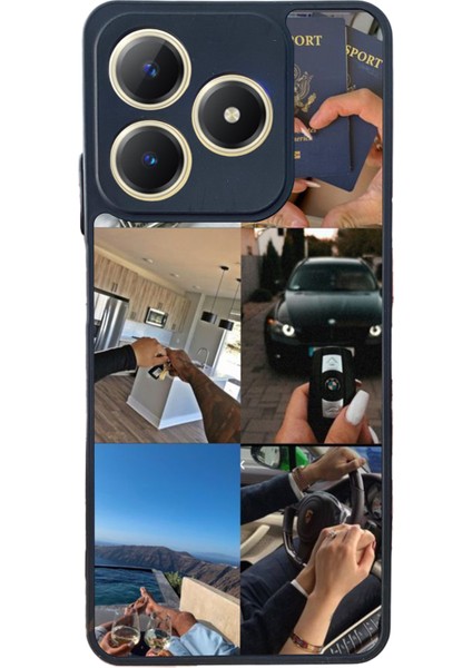 Realme C61 Mat Uyumlu Siyah Kılıf – Yumuşak Silikon, Koruyucu, Şok Emici Kapak