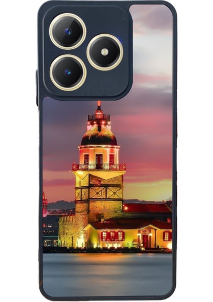 Realme C61 Mat Uyumlu Siyah Kılıf – Yumuşak Silikon, Koruyucu, Şok Emici Kapak